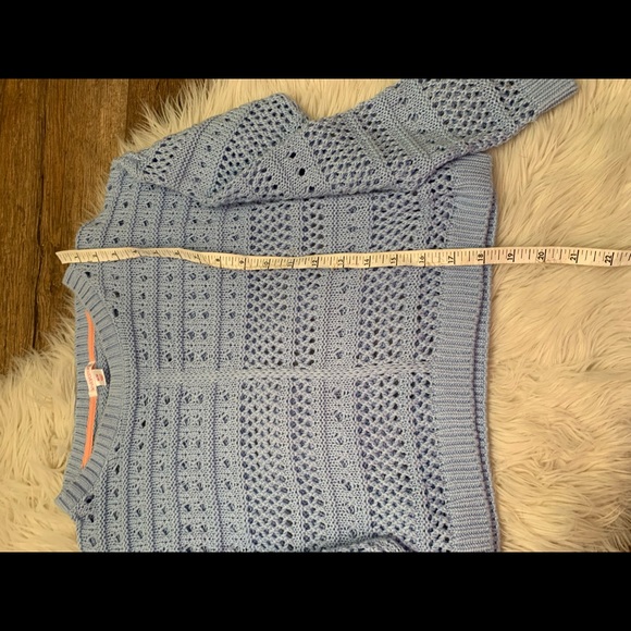 Cropped Open Weave Sweater - Picture 6 of 8